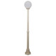 Siena 25cm Sphere Medium Post - Beige Finish / E27 Siena 25cm Sphere Medium Post - Beige Finish / E27